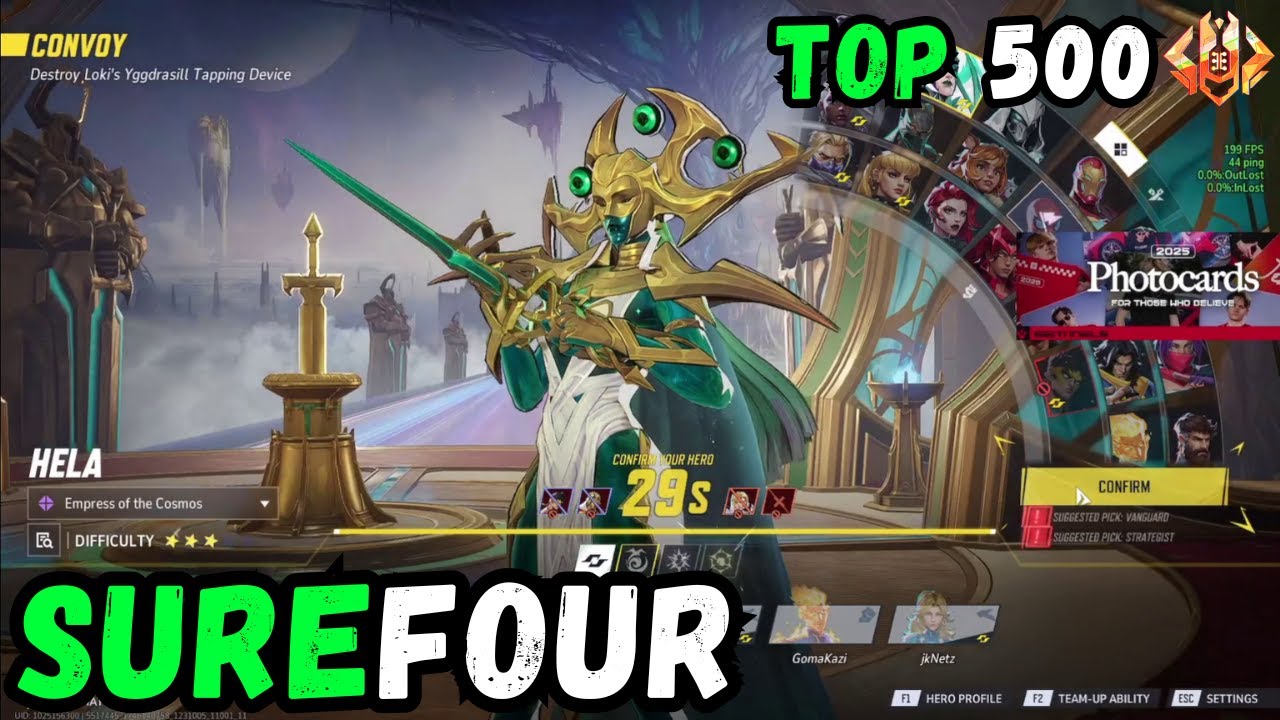 56% ACCURACY! SUREFOUR TOP 500 HELA GAMEPLAY! - MARVEL RIVALS SEASON 2 TOP 500