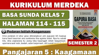 SUNDANESE LANGUAGE CLASS 7 PAGES 114-115 INDEPENDENCE CURRICULUM || LESSON 5