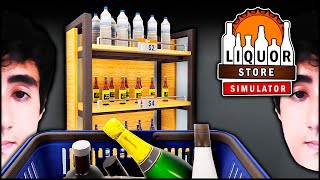 Felps VENDENDO BEBIDAS em Liquor Store Simulator 🍺 screenshot 3