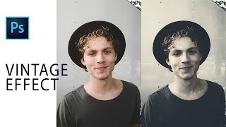 How to create a vintage photo effect in photoshop screenshot 5