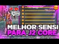 MELHOR DPI E SENSIBILIDADE PARA J2 CORE NA NOVA ATUALIZAÇÃO ❤️ FREE FIRE
