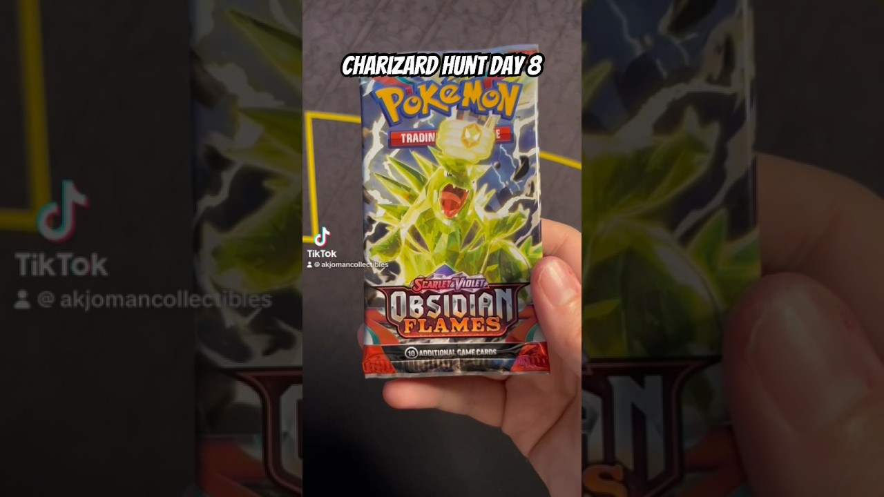 Obsidian Flames Charizard Hunt Day 8 