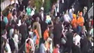 Maradona's entrance and the Holland anthem