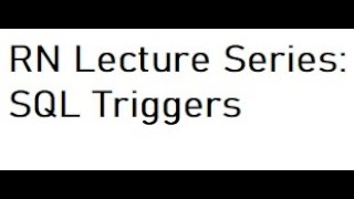 Pre Requisite for ADBMS SQL Trigger with simple  Example
