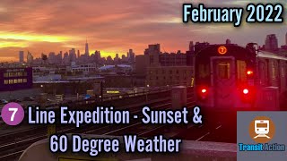 ᴴᴰ MTA (7) Line Expedition - Sunset/60-Degree Weather in February