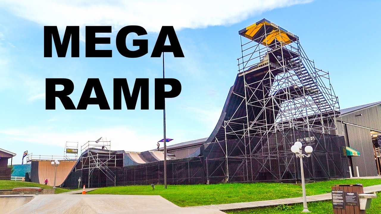 Riding Mini Mega Ramp at Woodward YouTube