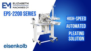 High Speed Semi-Automatic Curtain Pleating Machine Eisenkolb EPS-2200 | Elizabeth Machines