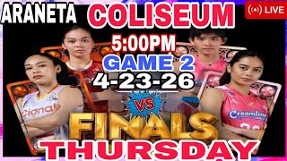 🔴FOR THE GOLD FIGHT CREAMLINE COOL SMASHERS VS CIGNAL SUPER SPIKERS GAME 2  LIVE SCORE UPDATE