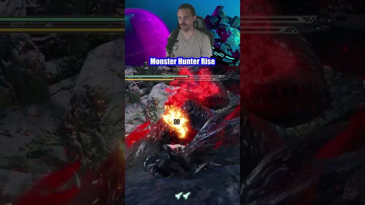 Aaron battles Valstrax for the first time! | Monster Hunter Rise | PC