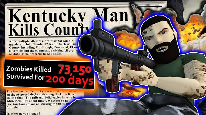 I Survived 200 Days And Killed 73,150 Zombies in Project Zomboid
