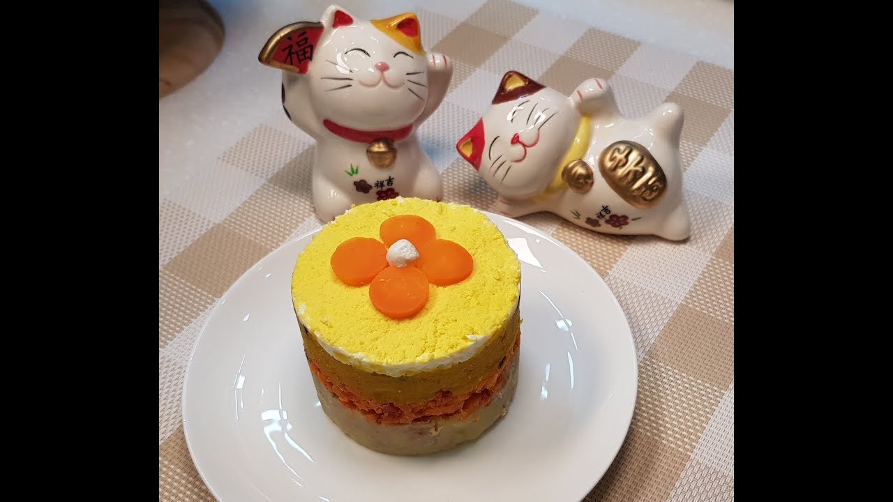 [고양이 강아지 생일 케이크]당근 꽃 케이크 만들기 How to Make a Cat Dog Carrot Cake | 골든스푼 GOLDEN SPOON