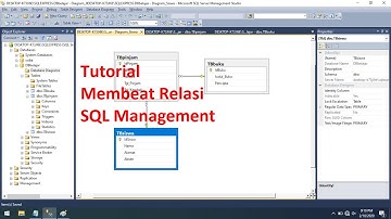 Cara membuat relasi table pada sql management studio [sql server]