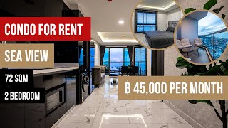 2 Bedroom Condo For Rent - Arcadia Millennium Tower 72 sqm 25th floor Pattaya