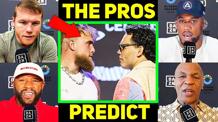 Boxing Pros PREDICTIONS For Jake Paul VS Julio Cesar Chavez Jr
