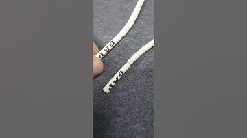 Shoelace(drawcord) silicon tip & Silicon drawcord 0042