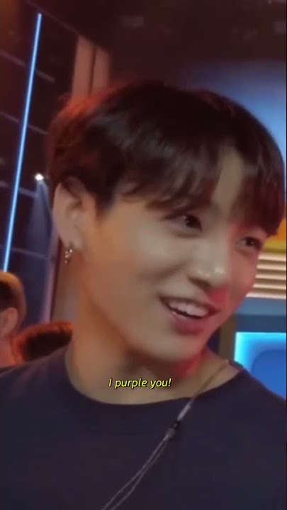 Jungkook used a unique way to say I purple you jimin 🤭🤭👀