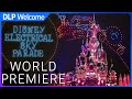 4k multiangle disney electrical sky parade  world premiere  disneyland paris