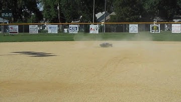 Slash 4x4 doing donuts in baseball diamond!