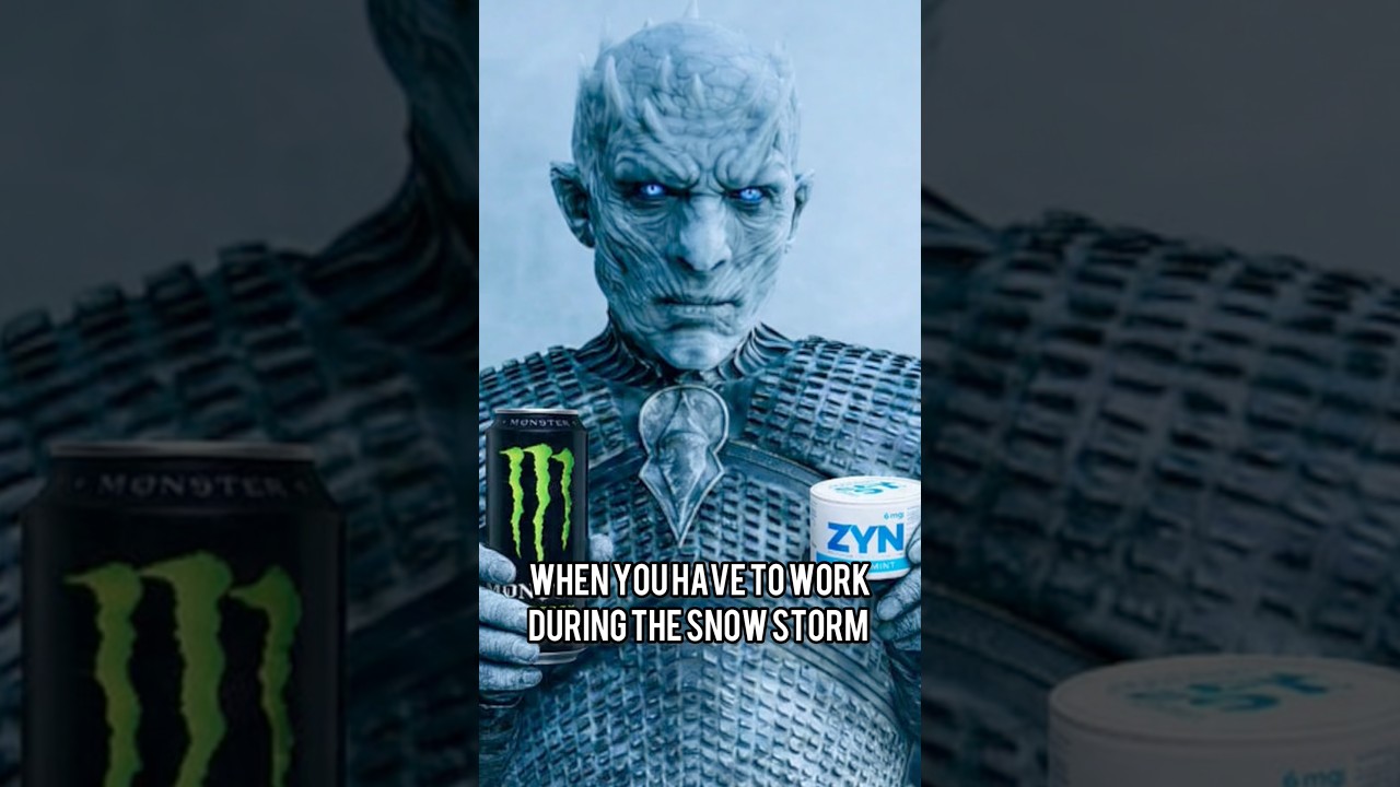 When you have to work during the snow storm 😩 