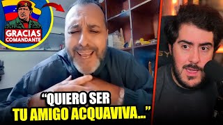 Chavista busca AMISTAD con Acquaviva pero recibe respuesta INESPERADA!