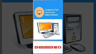Computer Abbreviations full form #english #education #hvac #computer #viralvideo #viralshort