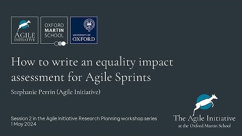 The Agile Initiative: Integrating equality, diversity and inclusion in research design