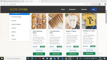 EcomStore – Modern React + Tailwind E-Commerce Website with Cart & Checkout
