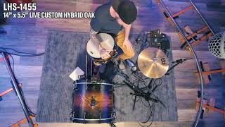 Yamaha Live Custom Hybrid Oak 14” x 5.5” Snare Drum