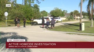 LCSO confirms homicide investigation in Lehigh Acres neighborhood