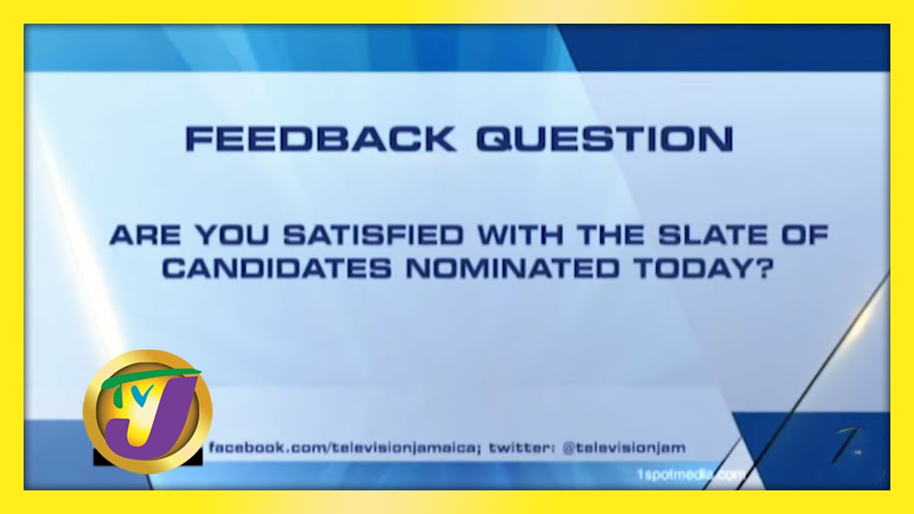 TVJ News: Feedback Question - August 18 2020