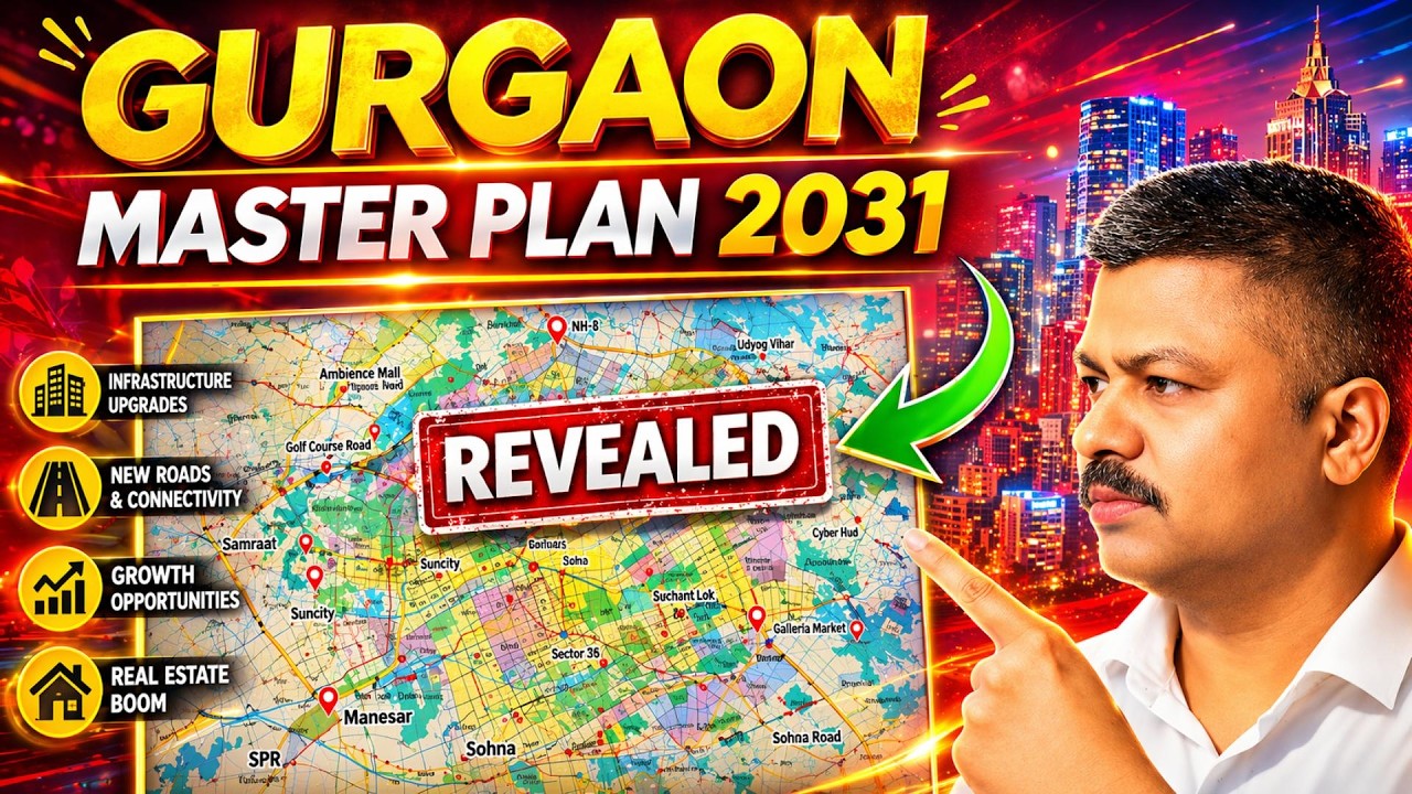 Gurgaon Master Plan 2031 | New Sectors, Roads & Metro Expansion - YouTube