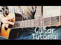 Shelter Guitar Tutorial by Porter Robinson & Madeon // Porter Robinson & Madeon Guitar Lesson!
