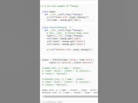 A Use Case Example of Double Asterisk ** Operator in Python #python # ...