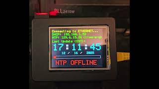 Arduino Ntp Clock Internet Connectivity Monitor