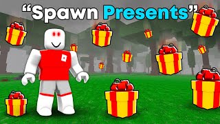 Using ADMIN For INFINITE PRESENTS in 99 Nights in the Forest!