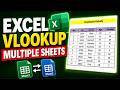 Excel VLOOKUP Multiple Worksheets में कैसे करें | Cross Sheet Formula Tutorial