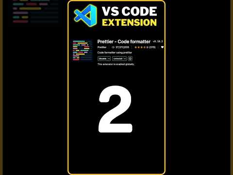 Top 5 VS CODE Extensions - You MUST TRY #shorts #reactjs #javascript