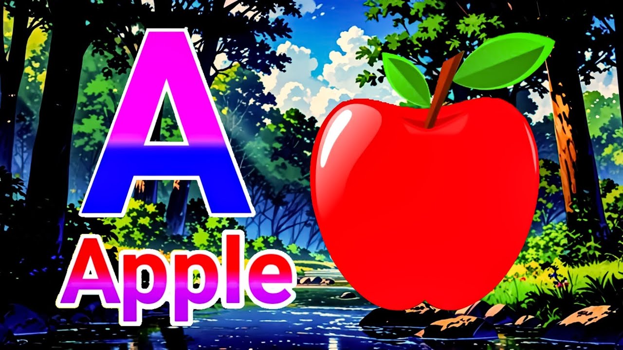 a for apple b for ball c for cat | abc phonics song | alphabets ...