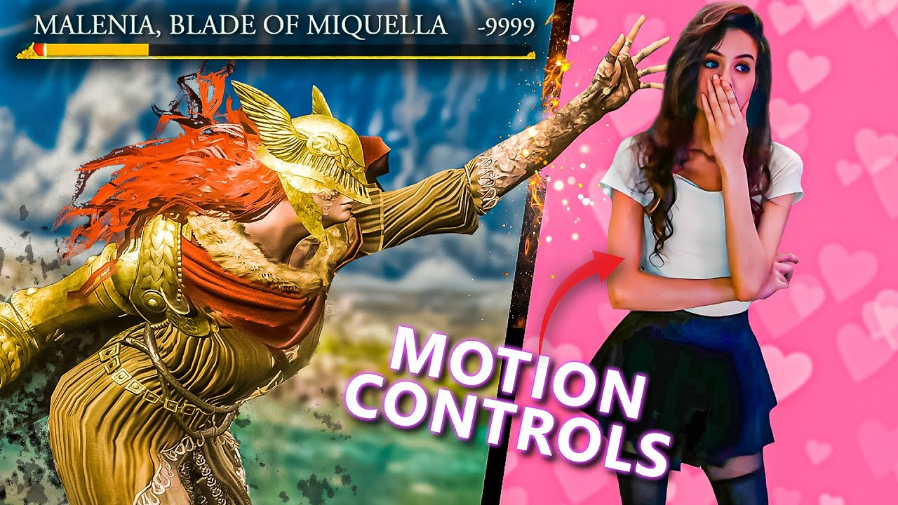 Malenia defeated with Motion Controls in Elden Ring (Luality)