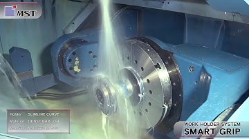 MST Smart Grip on Matsuura MX 850 bearing case