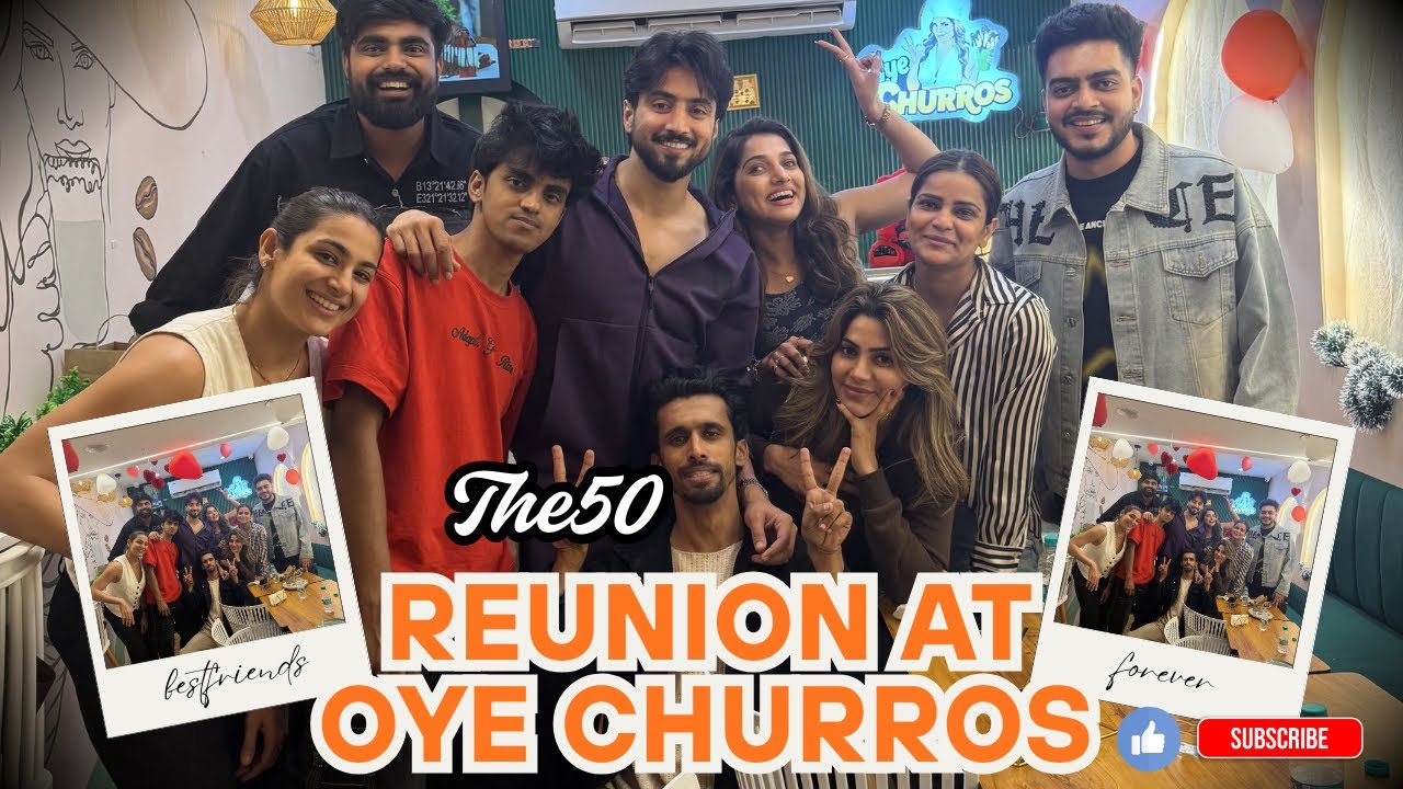 The 50 ke baad sab dost aaye mere cafe thanks to everyone Faisu | Nikki Tamboli | Kaka ji | Dushyant