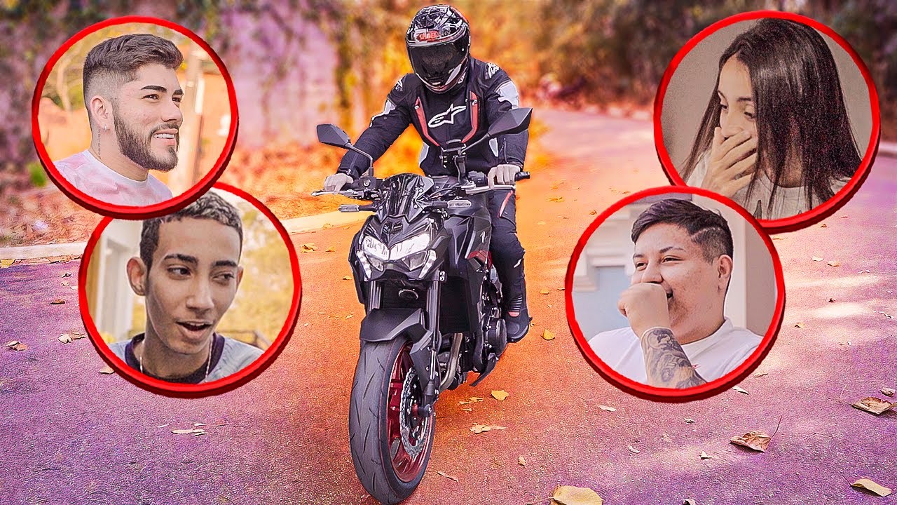 MOSTREI MINHA NOVA MOTO PROS MEUS AMIGOS DA LOUD!