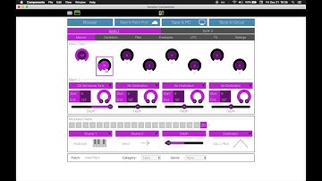 Make OSC 2 an LFO on Novation Circuit