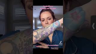 Jacqie muestra sus tatuajes #shorts #viral #trending #jacqierivera #jennirivera