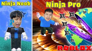 Bun Gia Nhập Học Viện Ninja Để Trở Thành Ninja Tối Cao Nhất ROBLOX|Bun Có Đánh Bại Ninja Mạnh Nhất ?