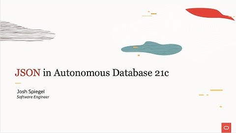 Accelerate Application Development with Autonomous JSON Database