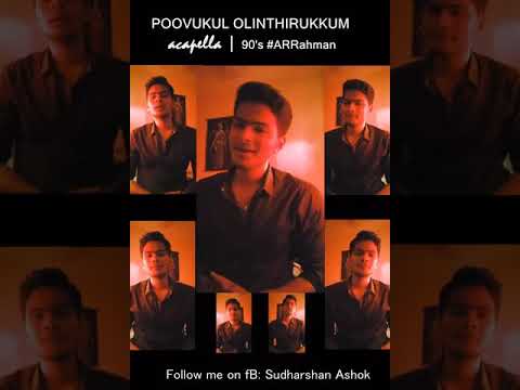 Poovukul olinthirikum Acapella | AR Rahman | 90's remake | Sudarshan Ashok | BYM