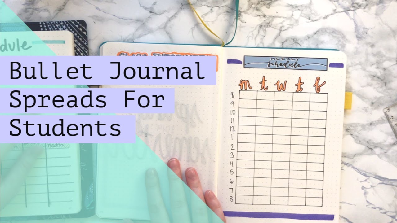 Get Organized for a New Semester | Bullet Journal Spreads for Students Get Organized for a New Semester | Bullet Journal Spreads for Students
