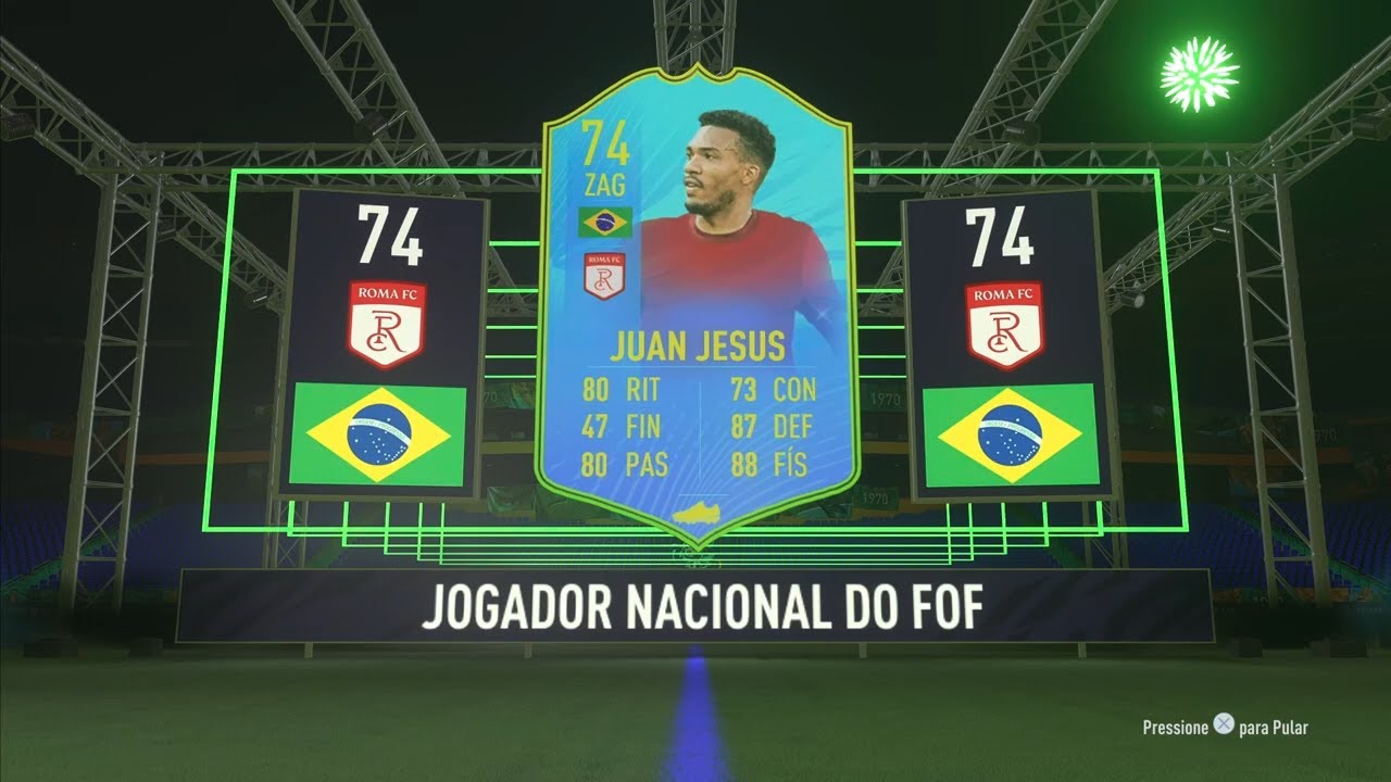 ESTRELA DE PRATA - JUAN JESUS - FIFA 21