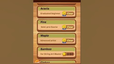 Line Puzzle Bamboo 1-20 String art